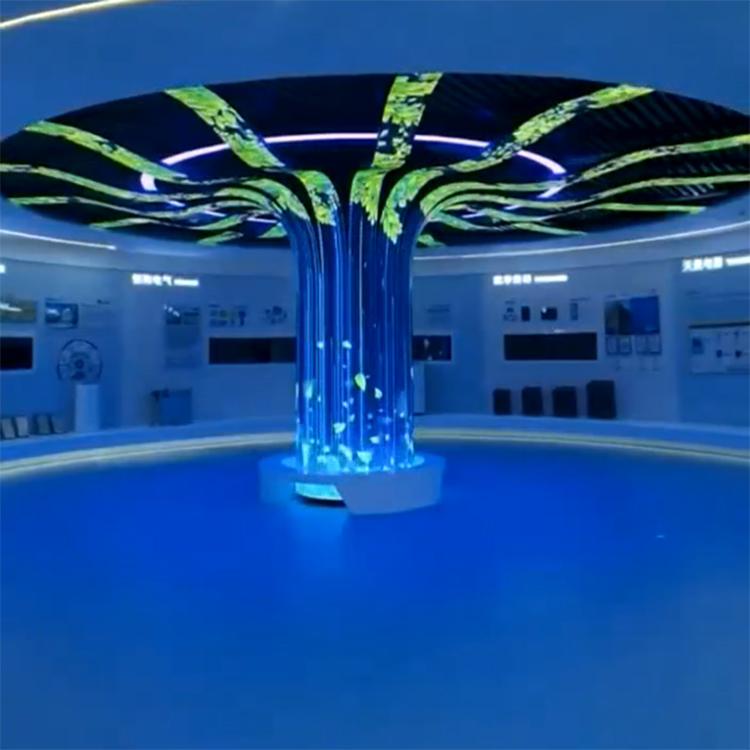 P3圓柱展覽廳館航天太空科技實驗室LED異型屏